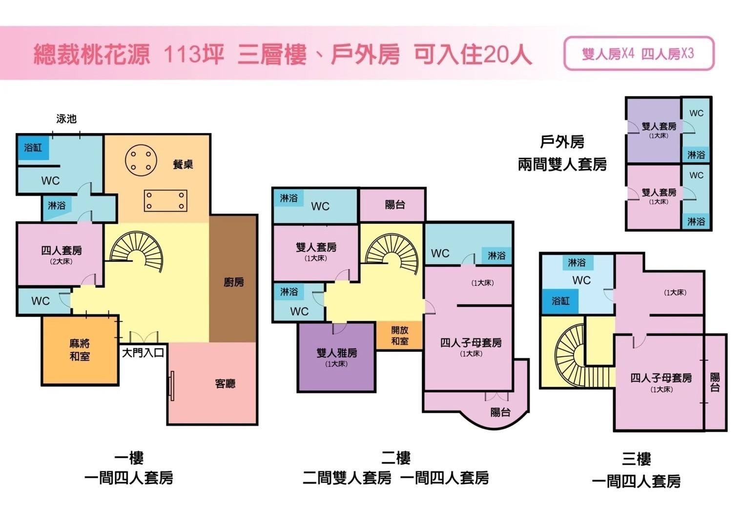 房型平面圖